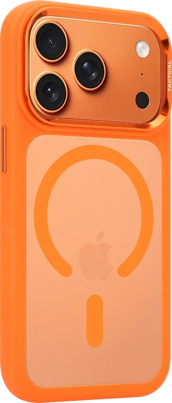 Dėklas Tactical MagForce Hyperstealth 3.0 Cover for Apple iPhone 17 Pro/18 Pro Agent Oranžinis