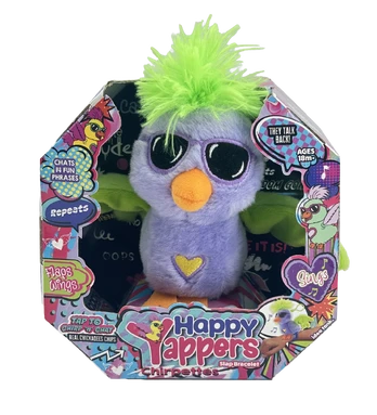 HAPPY YAPPERS interaktyvus pliušinis paukštis Tilly Tweet, 9391