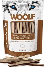 WOOLF Long cod sandwich - dog treat - 100g