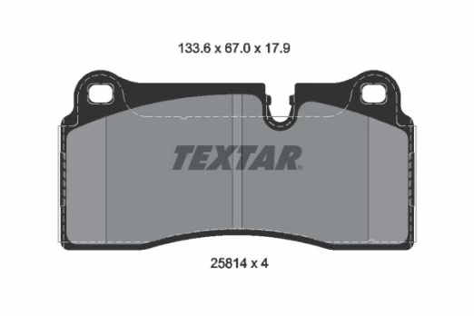 TEXTAR 2581401 Brake pad set