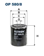 Alyvos filtras FILTRON OP 580/8 kaina