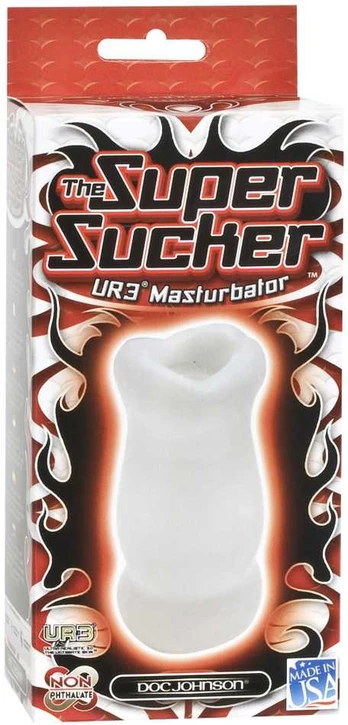 Doc Johnson Super Sucker 2.0 Vibrating Intimate Machine ULTRASKYN 18 cm