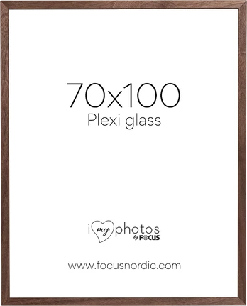 Nuotraukų rėmelis Focus Soul Walnut veneer 70X100 Plexi