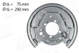 Apsauginis skydas, stabdžių diskas AIC 58834 kaina