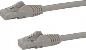 StarTech 7,5 M CAT6 CABLE – Pilkas/SNAGLESS – 24 AWG VARINIS LAIDAS