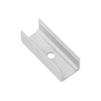 LED juostos NEONFLEX 10x10 tvirtinimo elementas, aliuminis