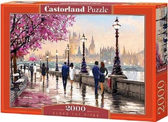 Dėlionė Castorland Puzzle Along the River, 2000 d. kaina