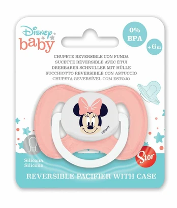 „Disney Minnie“ dvipusis čiulptukas su dėklu