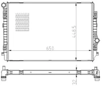 Variklio radiatorius NRF NRF 550081