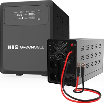 Green Cell UPSLPPC500 uninterruptible power supply (UPS) Line-Interactive 0.8 kVA 500 W