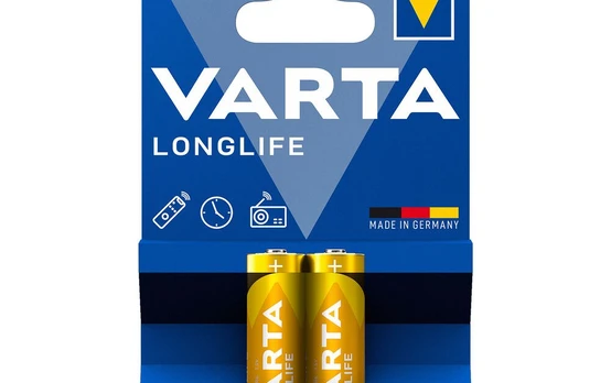 Maitinimo elementai VARTA MIGNON LONGLIFE, 2 vnt., AA, LR6