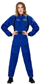 Widmann Blåt Astronaut kostume
