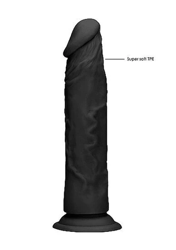 Varpos imitatorius be sėklidžių, 17cm, juodas