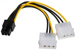AKYGA AK-CA-13 Adapter 2x Molex / PCIe kaina