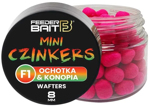 Feeder Bait Mini Czinkers Wafters 8mm - Bloodworm & Hemp