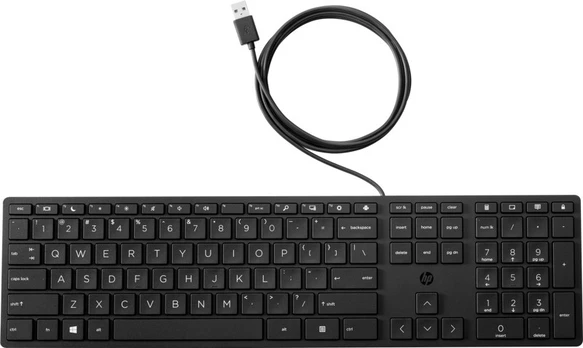 Klaviatūra HP 320K 9SR37AA, EN, juoda
