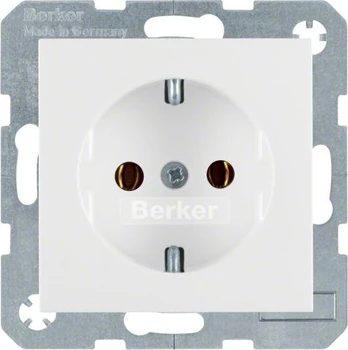 Berker Schuko 16A IP20 nest sniego balta (47431909)