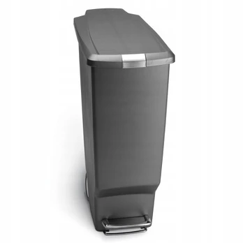 Simplehuman Slim pedalinis šiukšlių krepšys 40l – pilkas