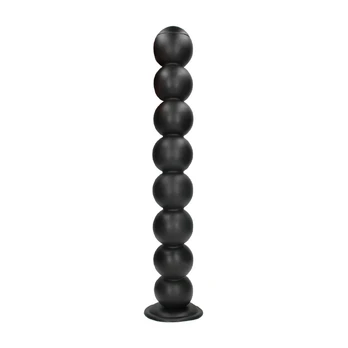 Balls of Lust Anal Plug 55 cm Black - Multi-Sphere Flexible System