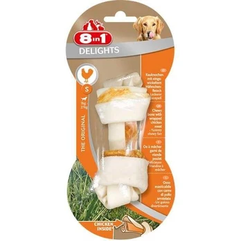 Skanėstas šunims 8in1 Delights Bone, vištiena