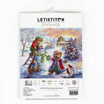 Fun Loving Merriment SLETI970 - siuvinėjimo kryželiu rinkinys