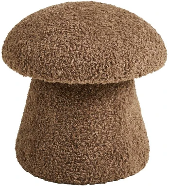 House Nordic Pufas 45x45 cm Ruda Dirbtinis Kailis