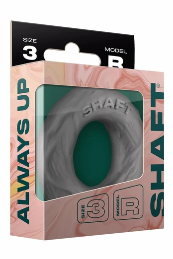 SHAFT C-RING Large Gray Flexiskin™ Liquid Silicone, Size 3 (L)