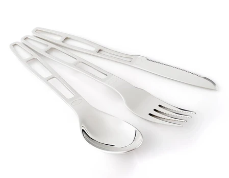 GSI Glacier stainless cutlery 3pc valgymo įrankiai