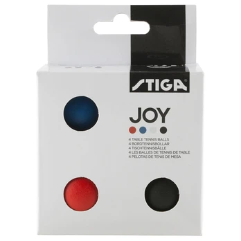 STIGA JOY Stalo teniso kamuoliukai, 4 vnt