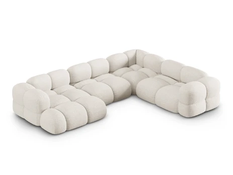 Panoramic Right Corner Sofa, "Loretto", 5 Seats, 345x250x68 Made in Europe