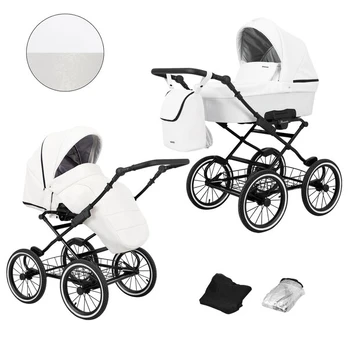 Universalus vežimėlis Romantic Kunert 2in1 White ECO