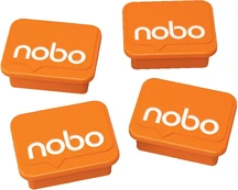 Nobo magnesy do tablic suchościeralnych oranžinė 4 vnt. kaina