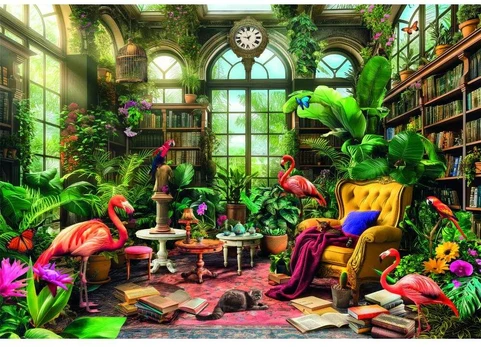 Clementoni CLE puzzle 1000 Compact TheGreenhouseLibrary 39936