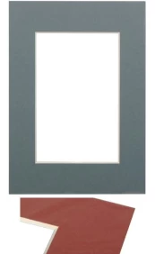 Passepartout 30x40, bluish kaina