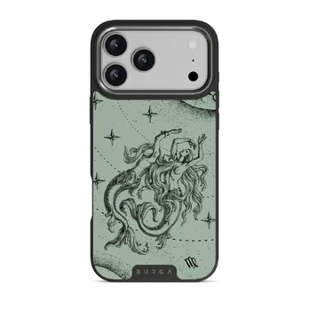 Virgo - iPhone 17 Pro Max Case, Elite Dark (MagSafe) / Gunmetal / Turquoise