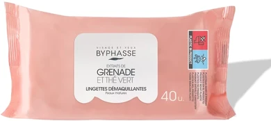 Set, Byphasse, Byphasse, makiažo valiklis Wipes, 40 pcs