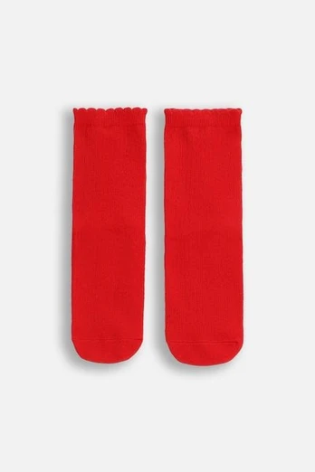 COCCODRILLO kojinės SOCKS GIRL, raudonos, cm