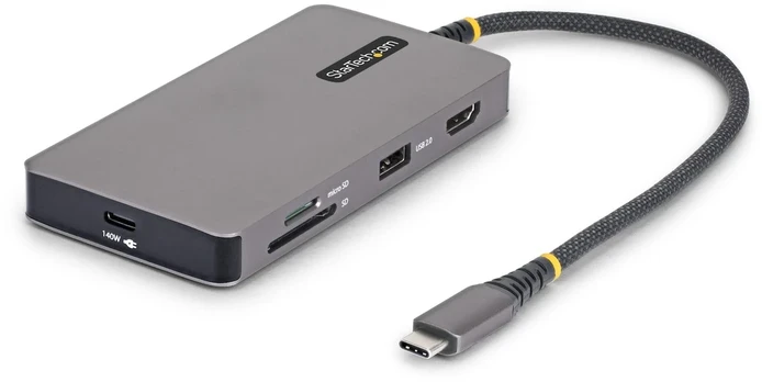 HUB USB StarTech USB-C daugiafunkcis centras 4K 140W/. (305B-USBC-MULTIPORT)