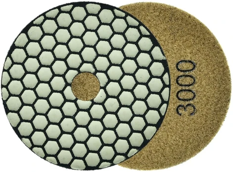 Deimantinis poliravimo diskas 100mm Grit 3000, sausam darbui