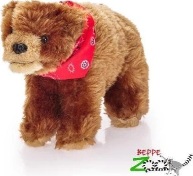 Meškiukas su šaliku 18cm - Beppe