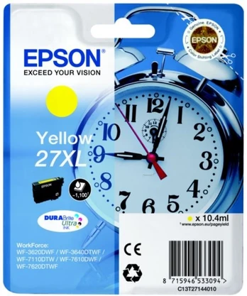 EPSON 27XL ink cartridge yellow | C13T27144012