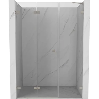 Dušo durys Mexen Lunar-F Left, 150 cm x 200 cm, nikelio