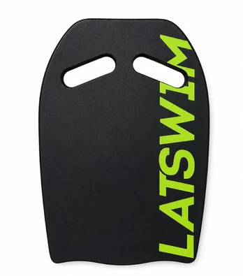 LATSWIM Elite Kickboard Juodas/Lime Žalias