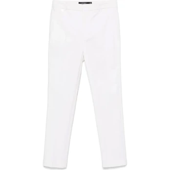 Formalios kelnės moterims, Balta, Lakythia slim leg pant