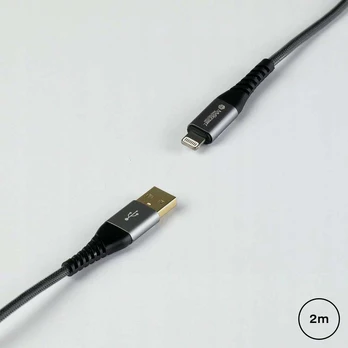MyScreen MSP Kevlar USB-A iki žaibo kabelis 1,2 m