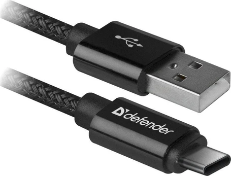 Defender USB AM-MICRO BM 1.0m 2.1A Juodas