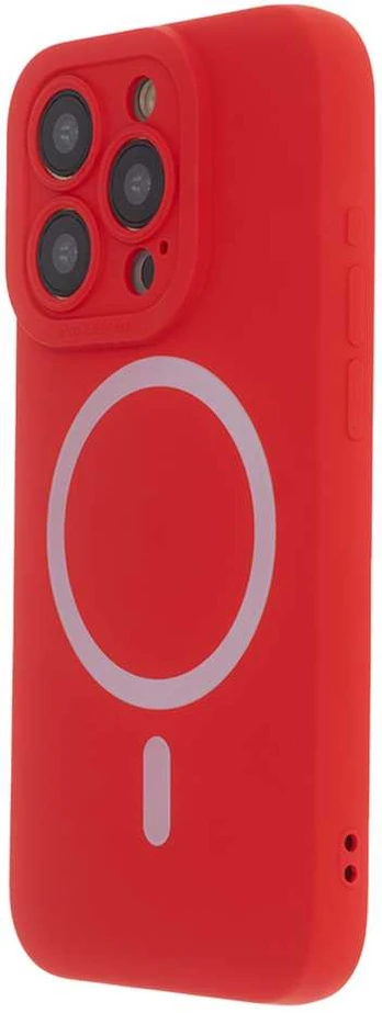 Dėklas Telforceone Silicon Soft Mag Case for iPhone 15 Pro Max 6,7' red