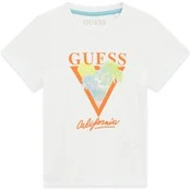 Guess Marškinėliai N6GI10 K8HM4 Balta Regular Fit