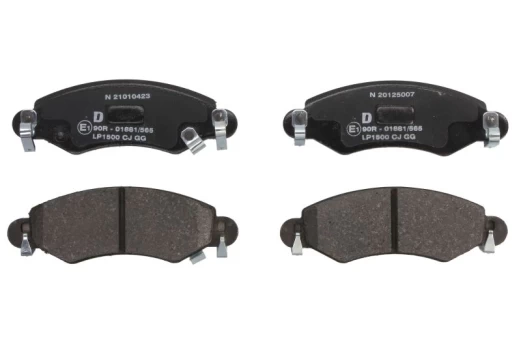 DELPHI LP1500 Brake pad set
