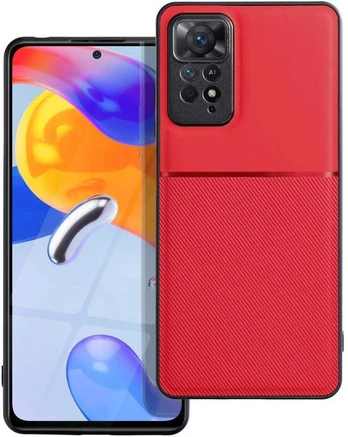 Dėklas Oem NOBLE Case for XIAOMI Redmi NOTE 11 PRO / 11 PRO 5G red